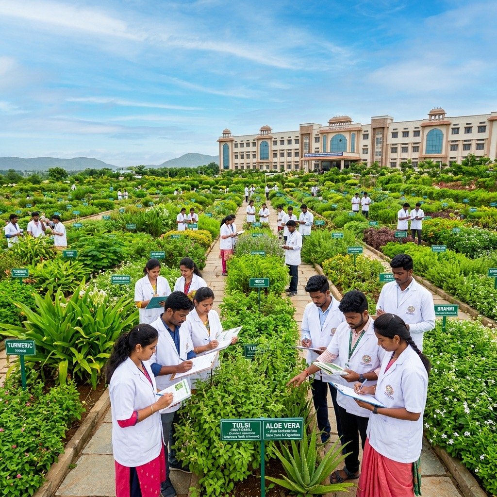 Medicinal Botanical Herb Garden